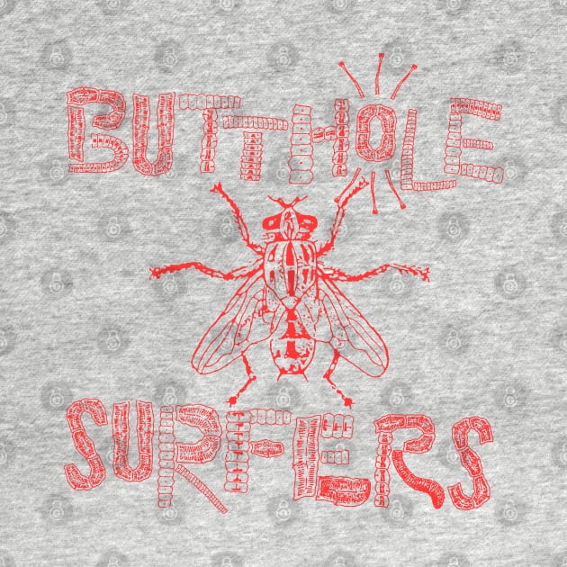 Butthole Surfers (red) by Joada